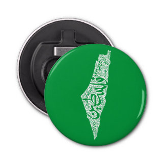 Décapsuleur Carte de la Palestine libre et drapeau du Canada (