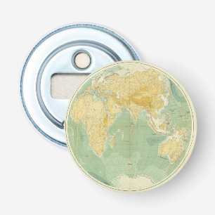 Décapsuleur Carte du monde Océan Indien, Europe, Asie, Afrique