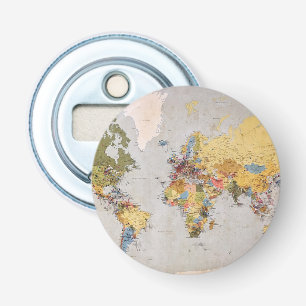 Décapsuleur carte mondiale