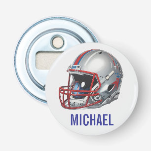 Décapsuleur Casque de football de motivation inspirante nom