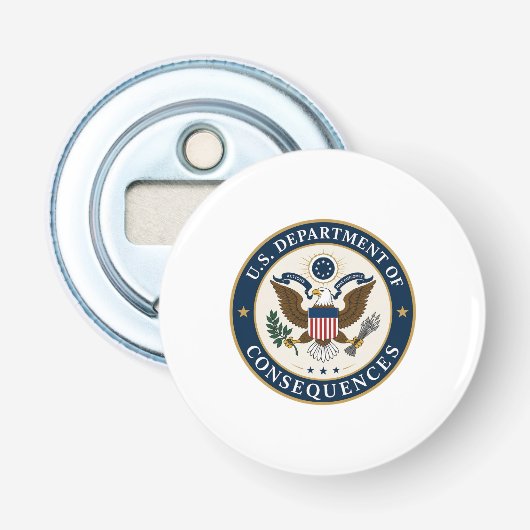 Décapsuleur Casquette du Département des Conséquences des État (Devant)