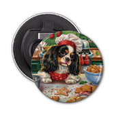 Décapsuleur Cavalier King Charles Spaniel Baking Noël (Devant)