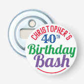 Décapsuleur Célébration d'anniversaire de 40 ans (Devant)