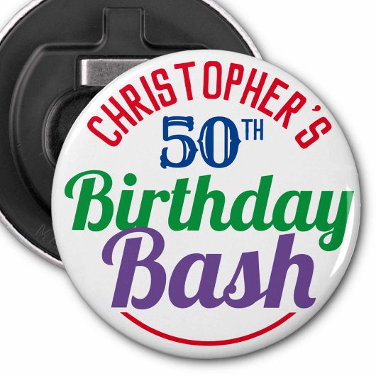 Décapsuleur Célébration de l'anniversaire de 50 ans