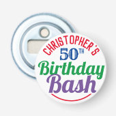 Décapsuleur Célébration de l'anniversaire de 50 ans (Devant)