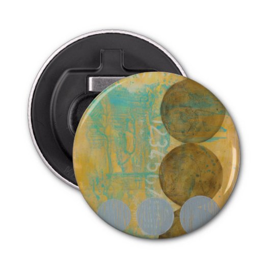 Décapsuleur Cercles Brown et gris foncés avec des nombres (Devant)