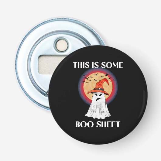 Décapsuleur C'est du papier de Boo Halloween Fantôme Drôle (Devant)
