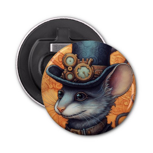 Décapsuleur Chapeau de marshallow Steampunk (Devant)
