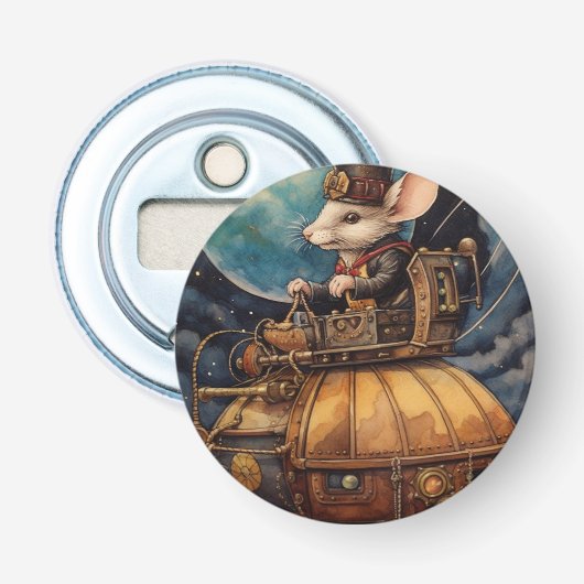 Décapsuleur Chapeau haut-de-forme grinçant steampunk (Devant)