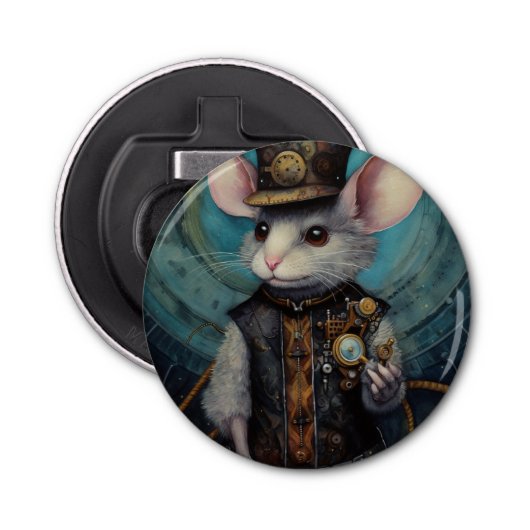 Décapsuleur Chapeau Muffin Haut Steampunk (Devant)