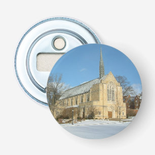 Décapsuleur Chapelle Harbison en hiver au Grove City College