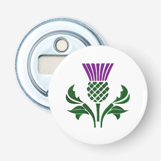 Décapsuleur Chardon d'emblème écossais (Devant)