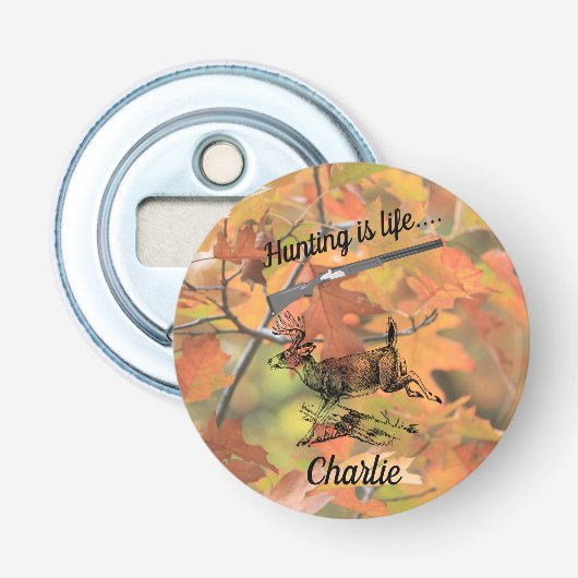 Décapsuleur Chasse Vie Chasse Fusillade Courir Whitetail Buck (Devant)