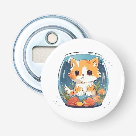 Décapsuleur Chat coupable (Devant)