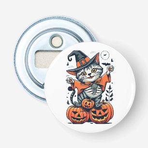 Décapsuleur Chat de sorcière Joyeux Halloween