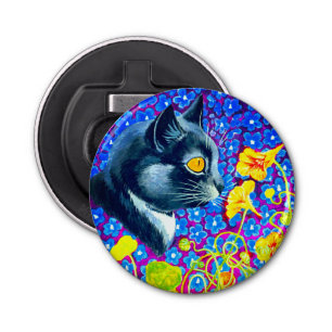 Décapsuleur Chat en fleurs