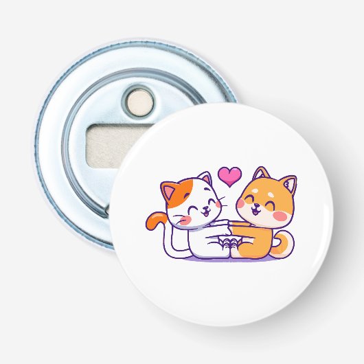 Décapsuleur Chat et Shiba Inu (Devant)