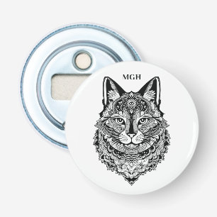 Décapsuleur Chat ornemental Monogramme personnalisé