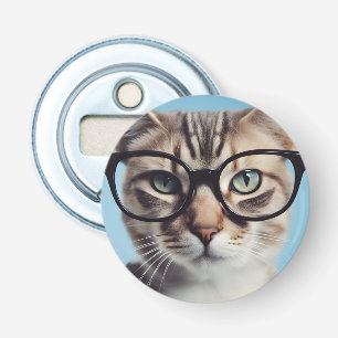Décapsuleur Chat Portant des lunettes