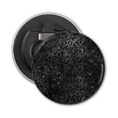 Décapsuleur Cheetah noir léopard peau Imprimer Motif animal (Devant)