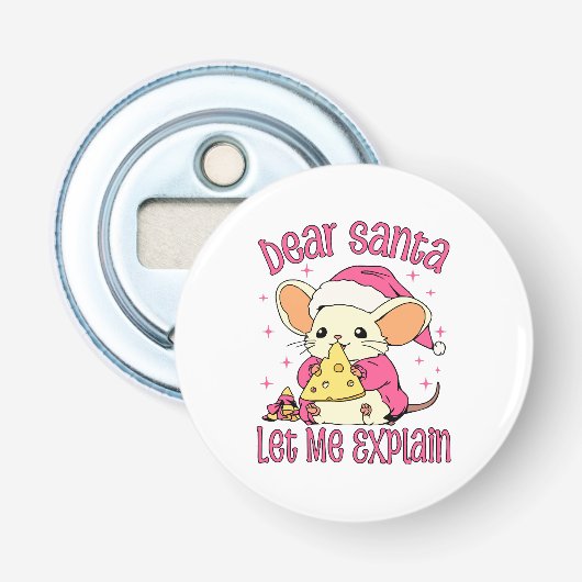 Décapsuleur Cher Père Noël, laissez-moi vous expliquer (Devant)