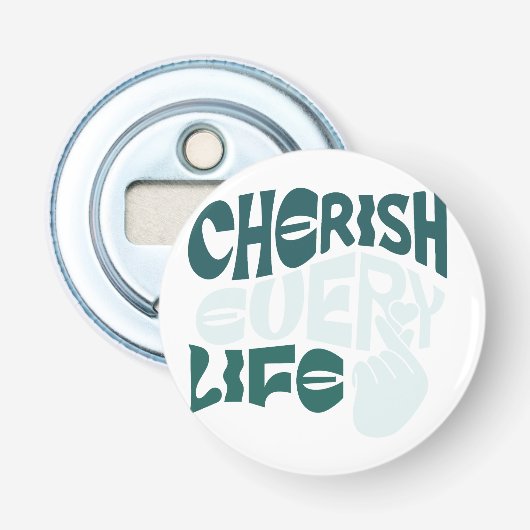 Décapsuleur Cherish Life - Love & Kindness Art (Devant)