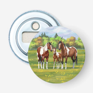 Décapsuleur Chevaux Du Quartier De Peinture De Baie Pinto En P