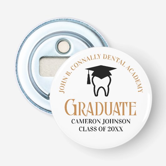 Décapsuleur Chic Dental School Custom Dentist Gradust Party (Devant)