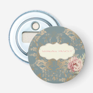 Décapsuleur Chic Elegant Gold Damask Roses