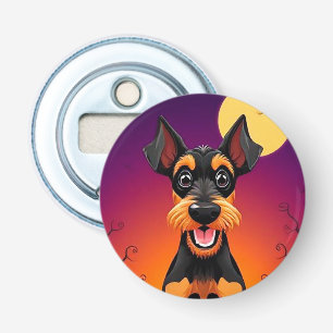 Décapsuleur Chien adorable dans une scène d'Halloween