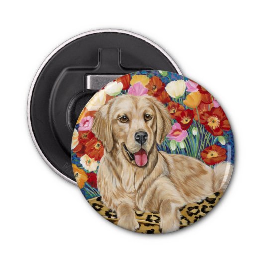 Décapsuleur Chien d'arrêt de garçon d'or (Devant)