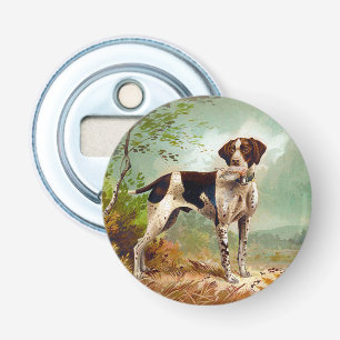 Décapsuleur Chien de chasse avec oiseau dans la bouche