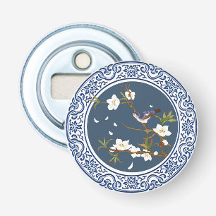 Décapsuleur Chinoiserie vintage Chinese Bird-flower Art