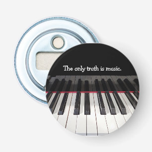 Décapsuleur Citation de musique sur clavier de piano