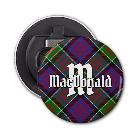 Décapsuleur Clan MacDonald de Clanranald Tartan (Devant)