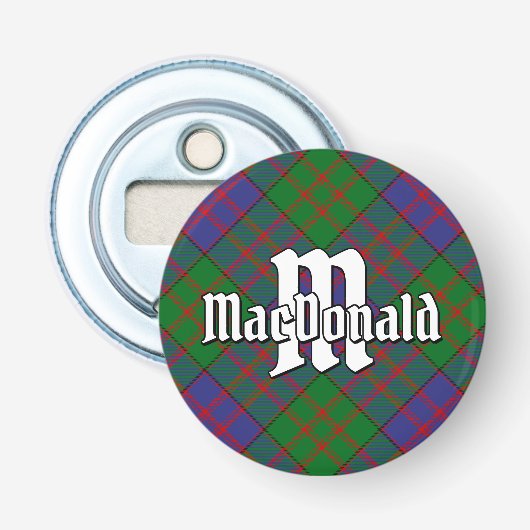 Décapsuleur Clan MacDonald Tartan (Devant)