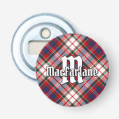 Décapsuleur Clan MacFarlane robe Tartan (Devant)