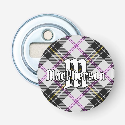 Décapsuleur Clan MacPherson robe Tartan (Devant)