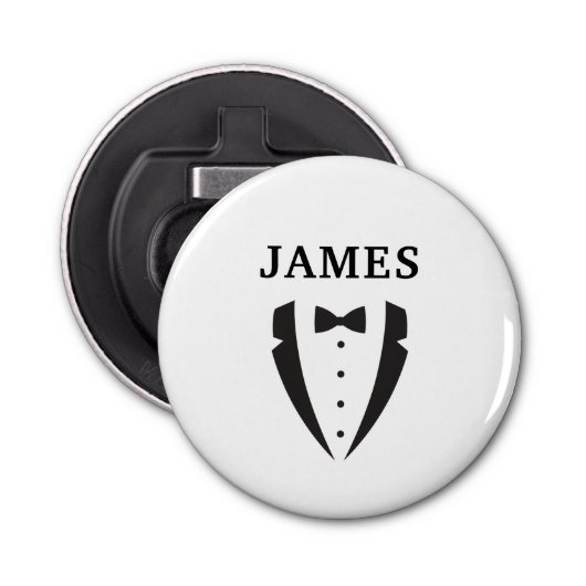 Décapsuleur Classic Groomsman Bow Cravate Tuxedo (Devant)