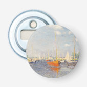 Décapsuleur Claude Monet. Bateaux rouges, Argenteuil (Devant)