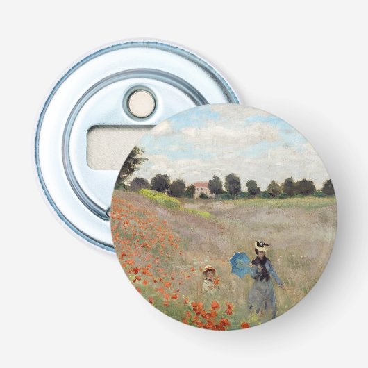 Décapsuleur Claude Monet - Champ de coquelicots (Devant)