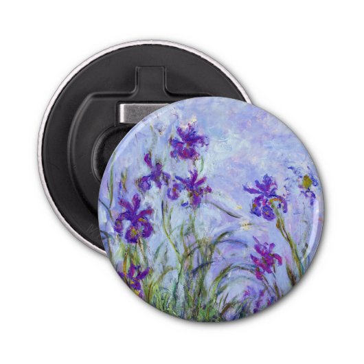 Décapsuleur Claude Monet - Lilac Irises / Iris Mauves (Devant)