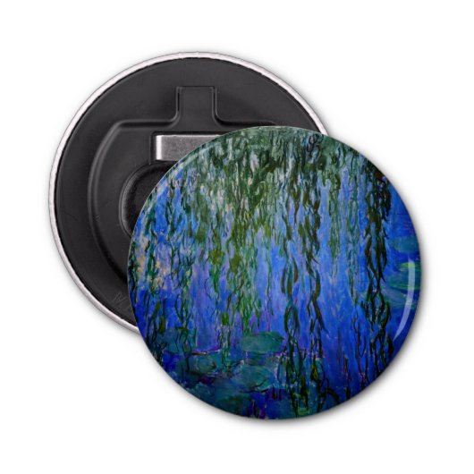 Décapsuleur Claude Monet - Lys d'eau avec saule plumant (Devant)