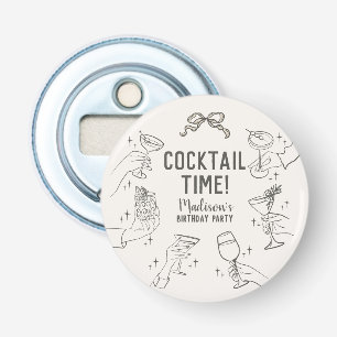 Décapsuleur Cocktail beige Anniversaire Enveloppe Favoriser