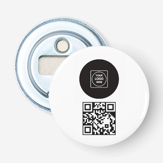 Décapsuleur Code QR du logo de l'entreprise Conception promoti (Devant)