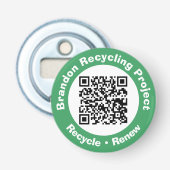 Décapsuleur Code QR du projet de recyclage Recycler et renouve (Devant)