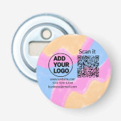 Décapsuleur Code QR minimal simple ajouter logo scanner nom du (Devant)