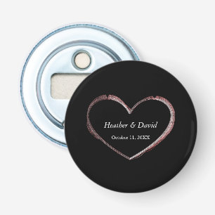 Décapsuleur Cœur Amour Attirant Charmeur Mariage