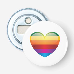 Décapsuleur Coeur arc-en-ciel