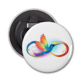 Décapsuleur Colibri arc-en-ciel avec symbole Infinity (Devant)